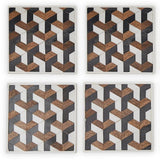 Geometric Coasters, s/4