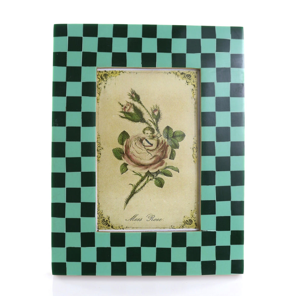 Inlaid Check Frame – Biscuit Home
