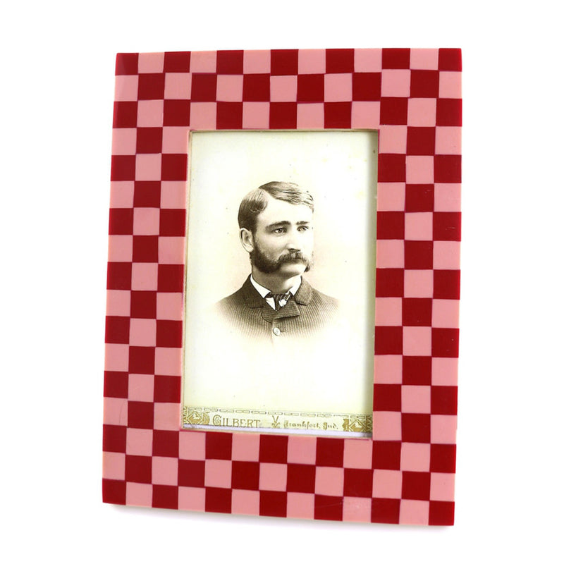 Inlaid Check Frame – Biscuit Home