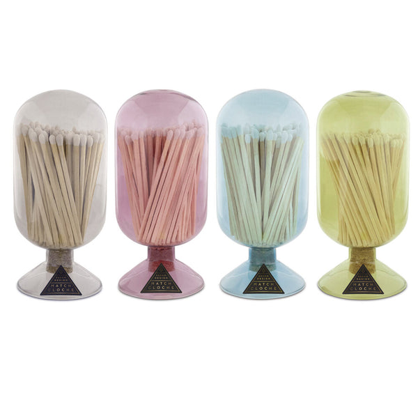 Colorful Glass Match Cloche