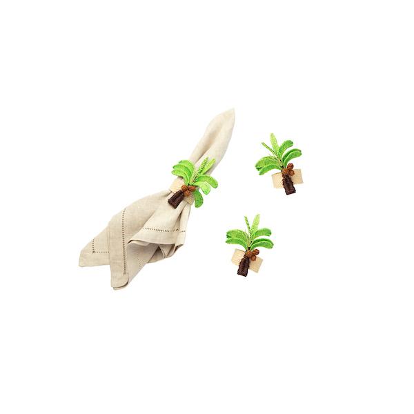 Biscuit Home Palm Tree Napkin Ring