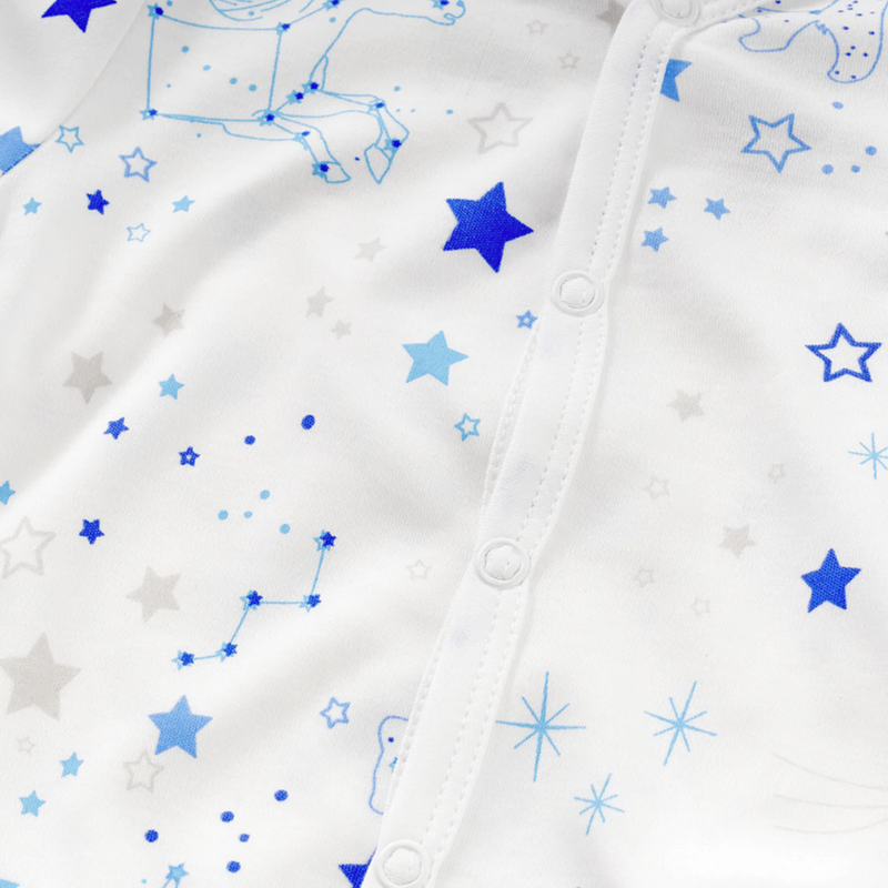 Twinkle Twinkle Blue Pima Baby Set