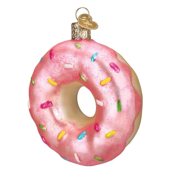 Pink Donut Ornament