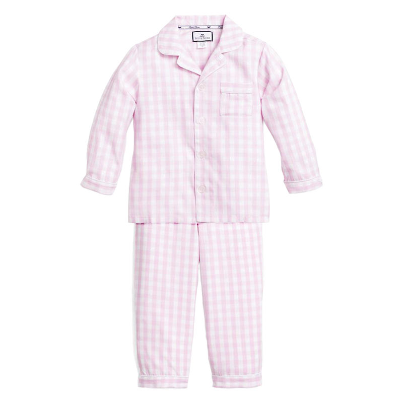 Pink Gingham Pajama Set