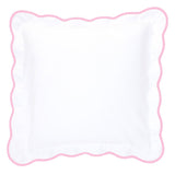 Pink Pique Scallop Bedding