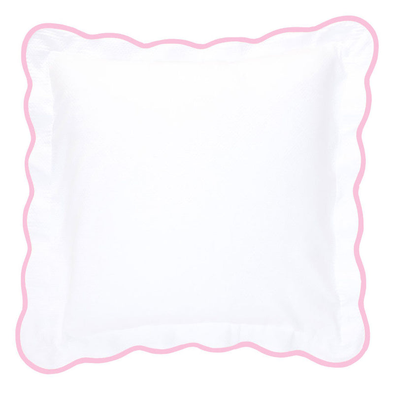 Pink Pique Scallop Bedding