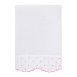 Coral Swiss Dot Sheets