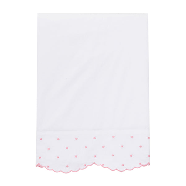 Pink Swiss Dot Sheets