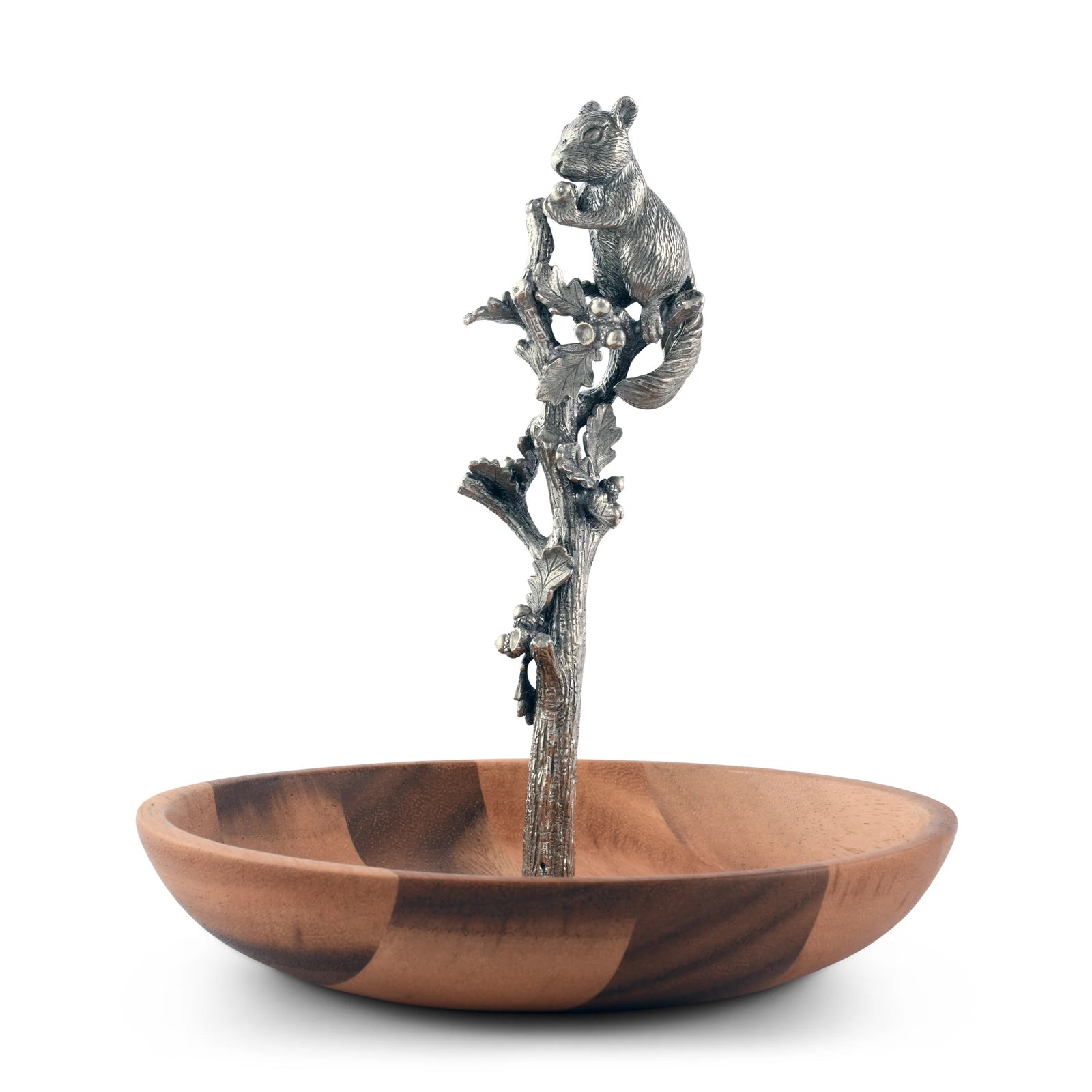 【 candy♩さま】vintage ୨୧ * ウサギさんの テリーヌポット Squirrel Wood Candy/Nut Dish – Biscuit Home