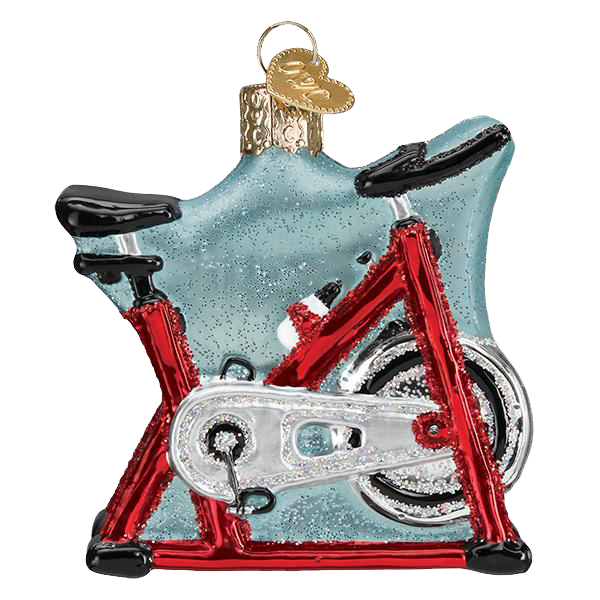 Spin Bike Ornament