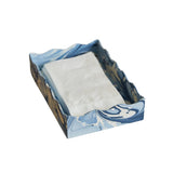 Blue Swirl Wavy Edge Tray, small