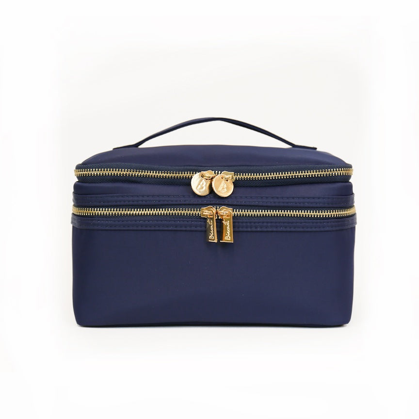 Travel Shelby Blue Train Case – Biscuit Home