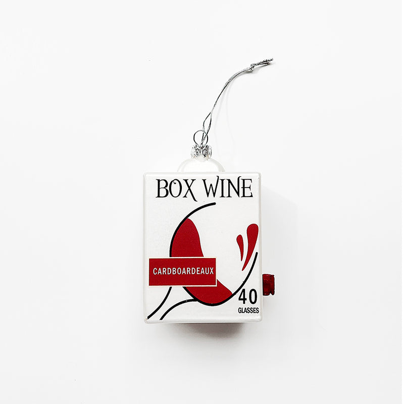 Boxed Wine Ornament
