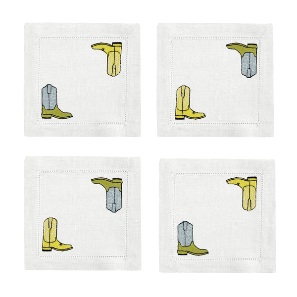 Cowboy Boot Coasters