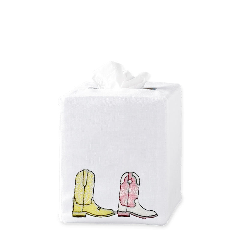 Cowboy Boots Tissue Box Cover