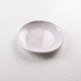 Beaded White Melamine Dinnerware