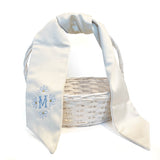 Ivory Wreath Sash With Appliqué