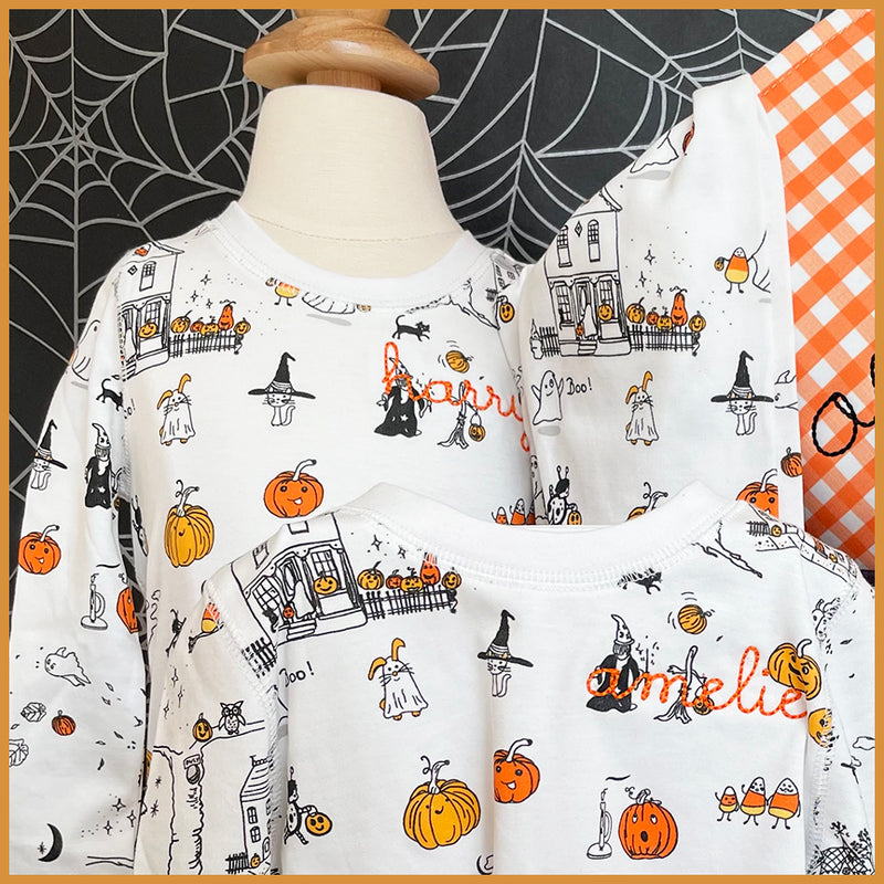 Trick or Treat Town Long Sleeve Pajama