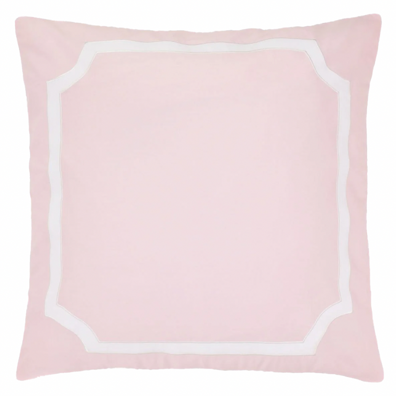 Pink Border Shams