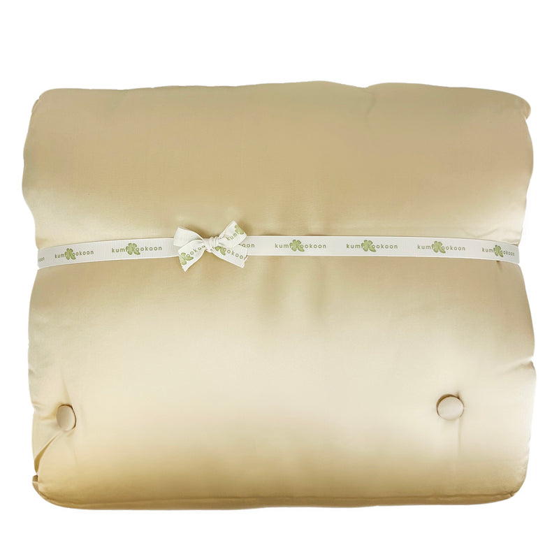 Kumi Kookoon Silk Throw Blanket, Ivory