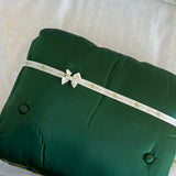 Kumi Kookoon Silk Throw Blanket, Hunter Green