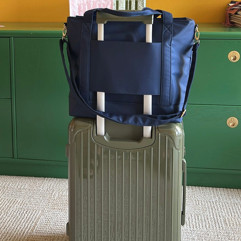 Shelby Blue Travel Tote