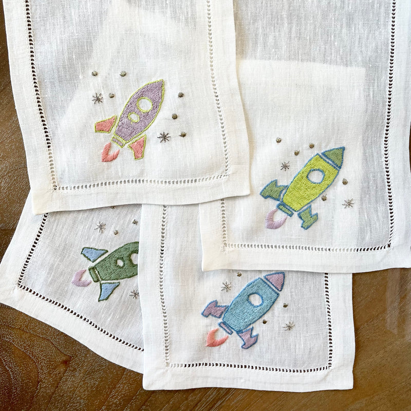 Spaceship Cocktail Napkins