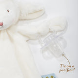 Knotted Lovey White Lamb