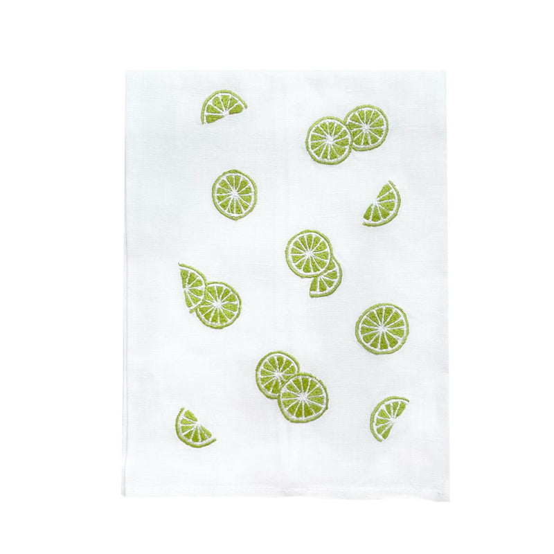 Lime Slice Guest Towel