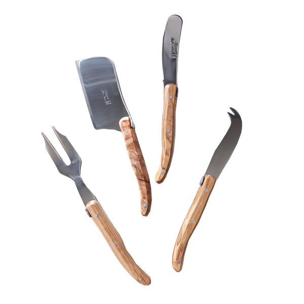 Olive Wood Cheese Knives