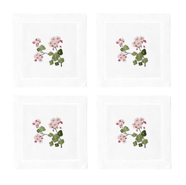 Ouisie Pink Cocktail Napkins