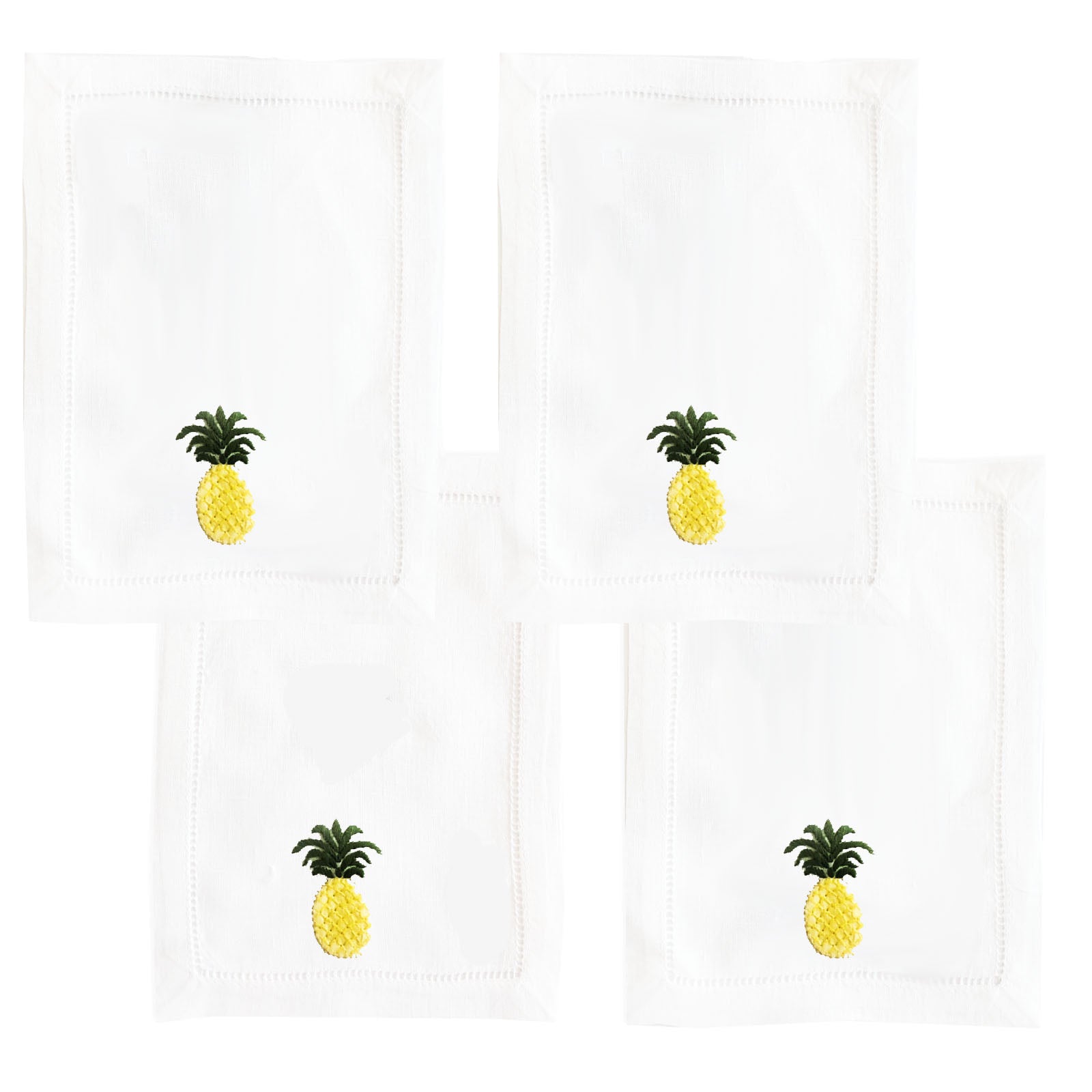 Pineapple Cocktail Napkins, set of 4 Biscuit Home