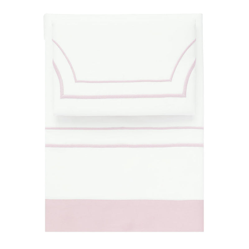 Pink Block Border Sheets