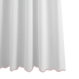 Pink Somerset Scallop Shower Curtain