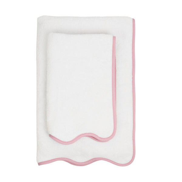 Pink Somerset Scallop Towel Collection