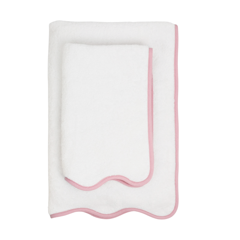 Pink Somerset Scallop Towel Collection