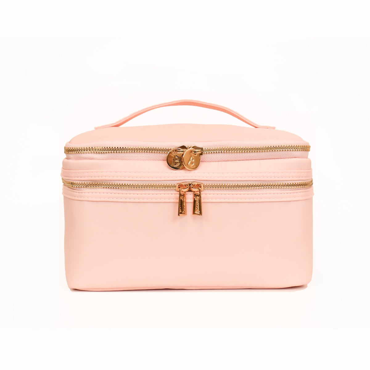 Travel Shelby Pink Train Case Biscuit Home