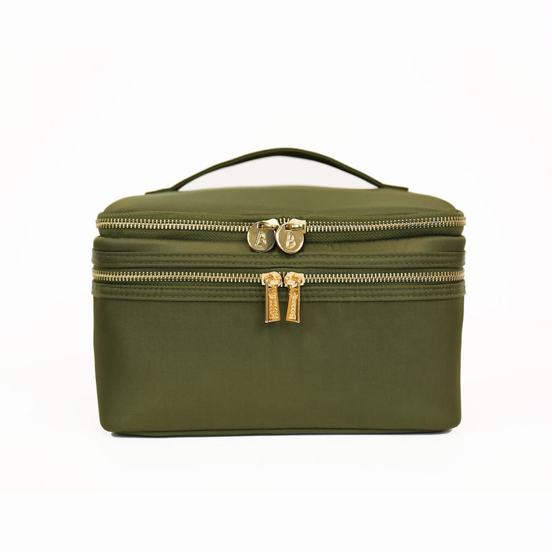 Travel Shelby Green Train Case