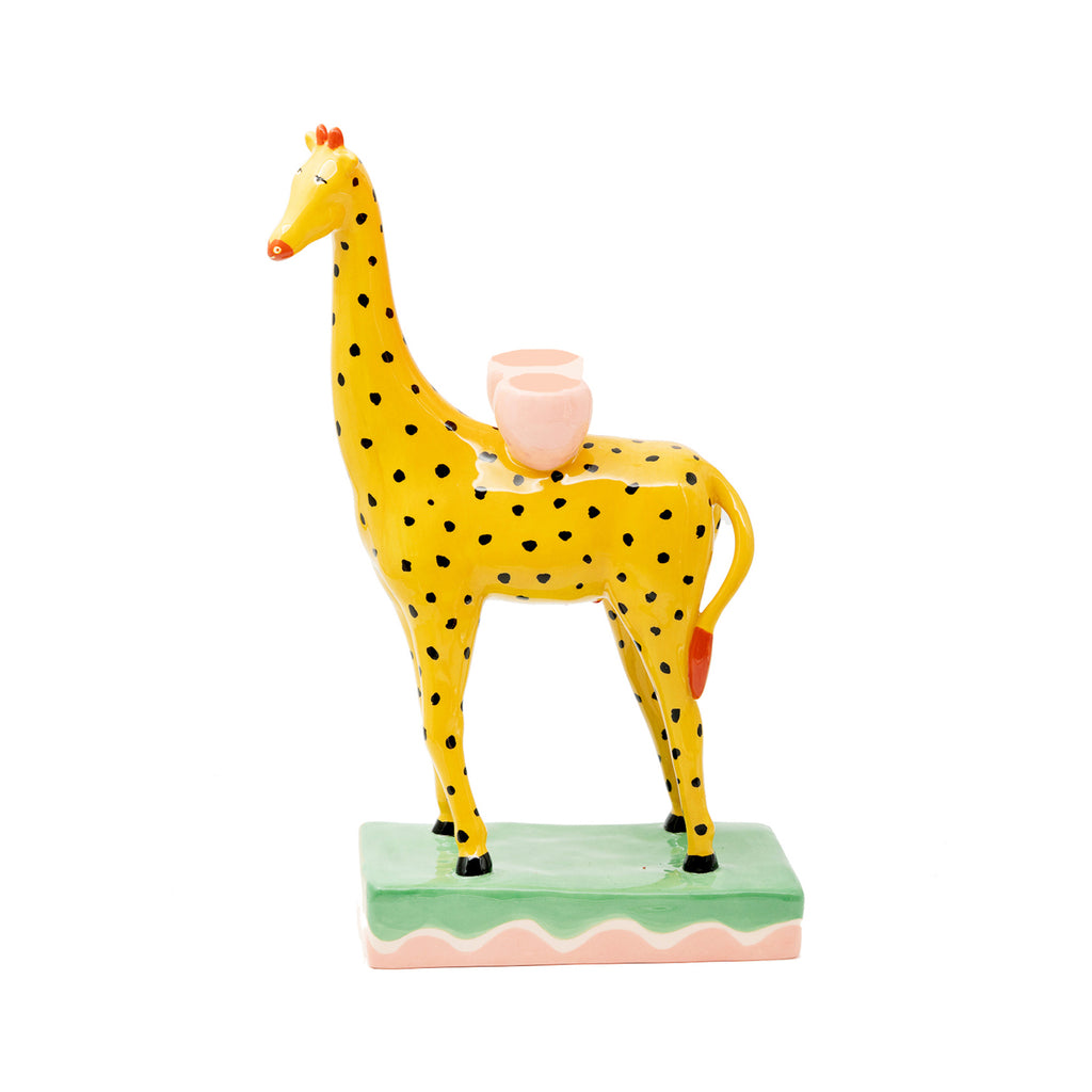 Biscuit Home Sophie Dot Giraffe Candleholder