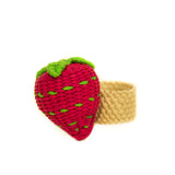 Strawberry Woven Napkin Ring