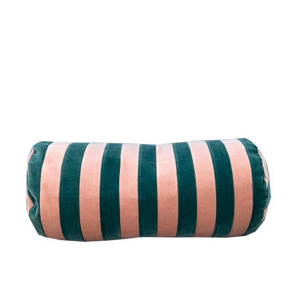Velvet clearance cylinder pillow