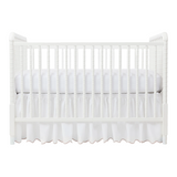 Taupe Pique Crib Skirt