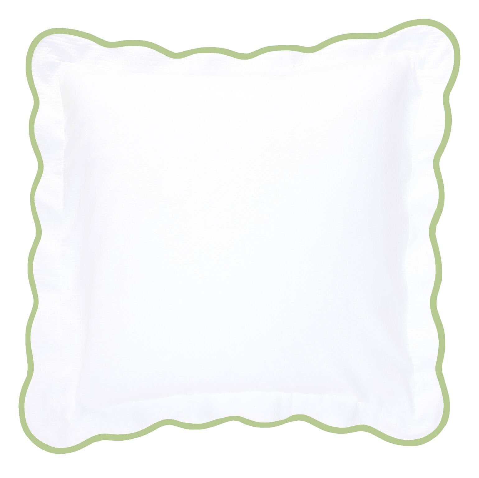 Thyme Pique Scallop- Euro Sham