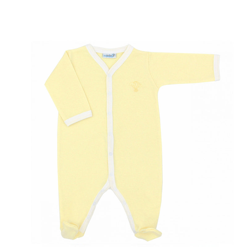 Mimosa Velvet Baby Footie